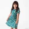 Mandrakes Potions & Herbs Bamboo Girls' Short Sleeve Dress, Green - Dresses - 7