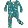 Mandrakes Potions & Herbs Bamboo Convertible Footie, Green - Onesies - 1 - thumbnail