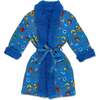 House Pride Bamboo Kids Sherpa Robe, Blue - Robes - 1 - thumbnail