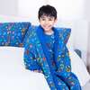 House Pride Bamboo Kids Sherpa Robe, Blue - Robes - 3