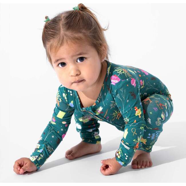 Mandrakes Potions & Herbs Bamboo Convertible Footie, Green - Onesies - 3