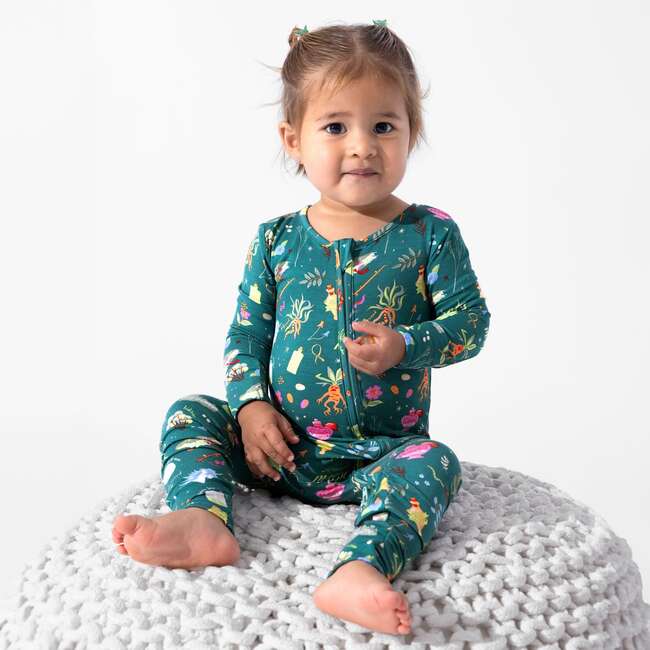 Mandrakes Potions & Herbs Bamboo Convertible Footie, Green - Onesies - 5