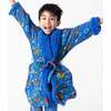 House Pride Bamboo Kids Sherpa Robe, Blue - Robes - 7