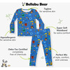 House Pride Bamboo Kids Pajamas, Blue - Pajamas - 2