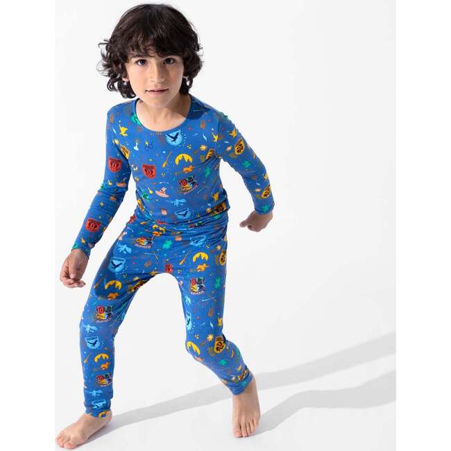 House Pride Bamboo Kids Pajamas, Blue - Pajamas - 3