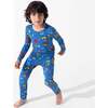 House Pride Bamboo Kids Pajamas, Blue - Pajamas - 3