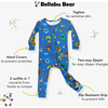 House Pride Bamboo Convertible Footie, Blue - Onesies - 2