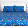 House Pride Bamboo Full Sheet Set, Blue, Blue - Sheets - 4