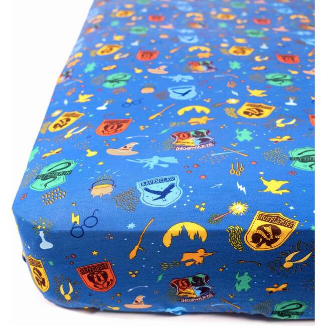 House Pride Bamboo Full Sheet Set, Blue, Blue - Sheets - 5