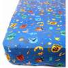 House Pride Bamboo Full Sheet Set, Blue, Blue - Sheets - 5