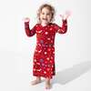 Hogwarts Express Bamboo Girls' Long Sleeve Dress, Red - Dresses - 4