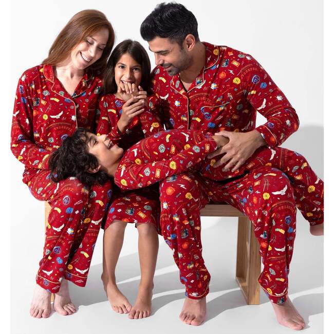 Hogwarts Express Bamboo Kids Pajamas, Red - Pajamas - 3