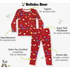 Hogwarts Express Bamboo Kids Pajamas, Red - Pajamas - 4