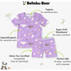 Hedwig's Magical Mail Bamboo Kids Pajama Short Set, Purple - Pajamas - 2