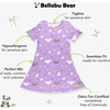 Hedwig's Magical Mail Bamboo Girls' Short Sleeve Dress, Purple - Dresses - 2