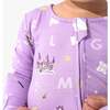 Hedwig's Magical Mail Bamboo Convertible Footie, Purple - Onesies - 3