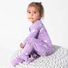 Hedwig's Magical Mail Bamboo Convertible Footie, Purple - Onesies - 4