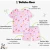 Happee Birthdae Harry Bamboo Kids Pajama Short Set, Pink - Pajamas - 2