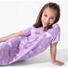 Hedwig's Magical Mail Bamboo Girls' Short Sleeve Dress, Purple - Dresses - 5