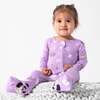 Hedwig's Magical Mail Bamboo Convertible Footie, Purple - Onesies - 6