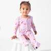Happee Birthdae Harry Bamboo Convertible Footie, Pink - Onesies - 3