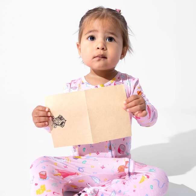 Happee Birthdae Harry Bamboo Convertible Footie, Pink - Onesies - 4