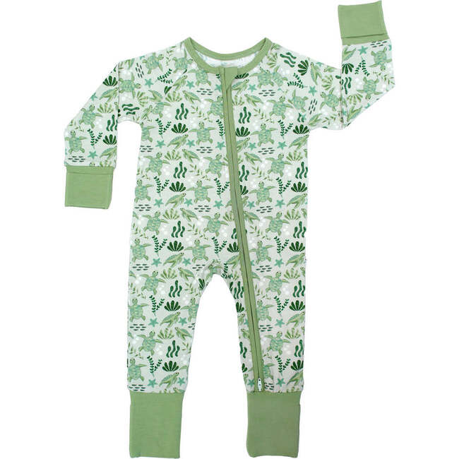 Save the Sea Turtles Bamboo Convertible Baby Pajamas