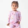 Happee Birthdae Harry Bamboo Convertible Footie, Pink - Onesies - 7