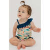 Coral Reef Ruffle Leg One Piece Girls Swimsuit - One Pieces - 5