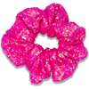 A Leading Role Pink Sparkle Glow Scrunchie - Hair Accessories - 1 - thumbnail