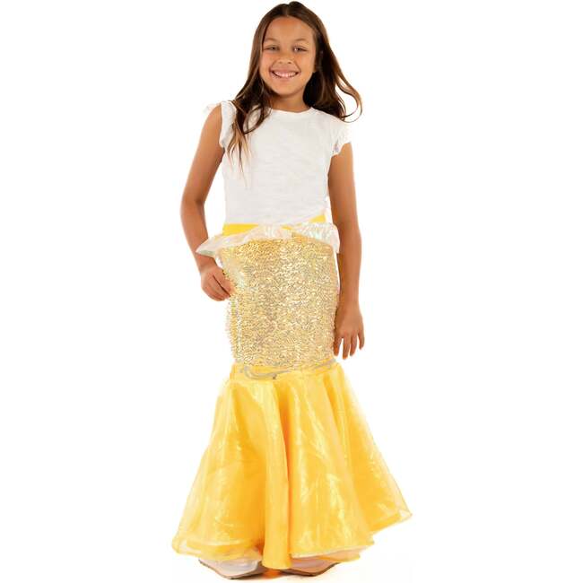 A Leading Role Yellow Mermaid Premium Child Transformation Skirt - Skirts - 2
