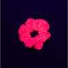 A Leading Role Pink Sparkle Glow Scrunchie - Hair Accessories - 2