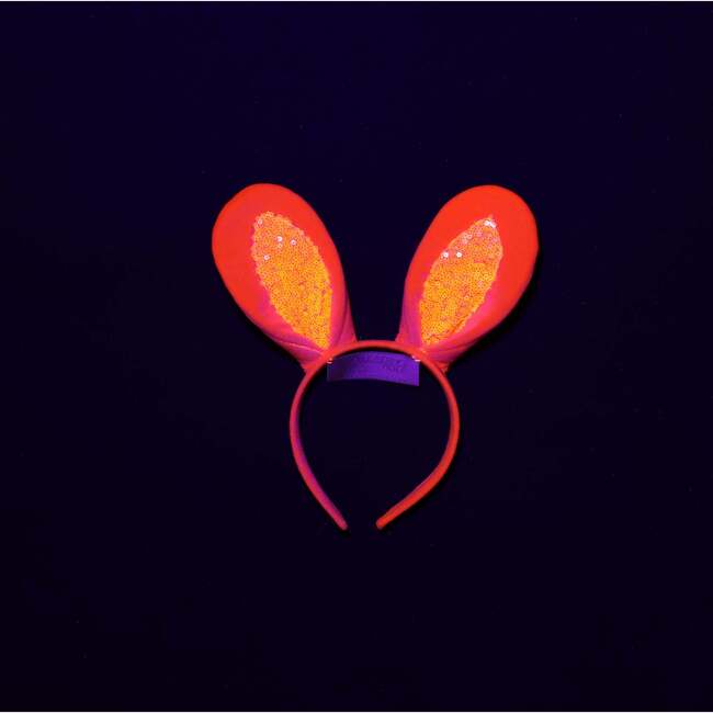 A Leading Role Orange Glow Bunny Ears