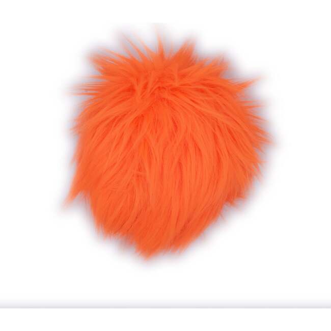 A Leading Role Orange Glow Bunny Tail Clip On