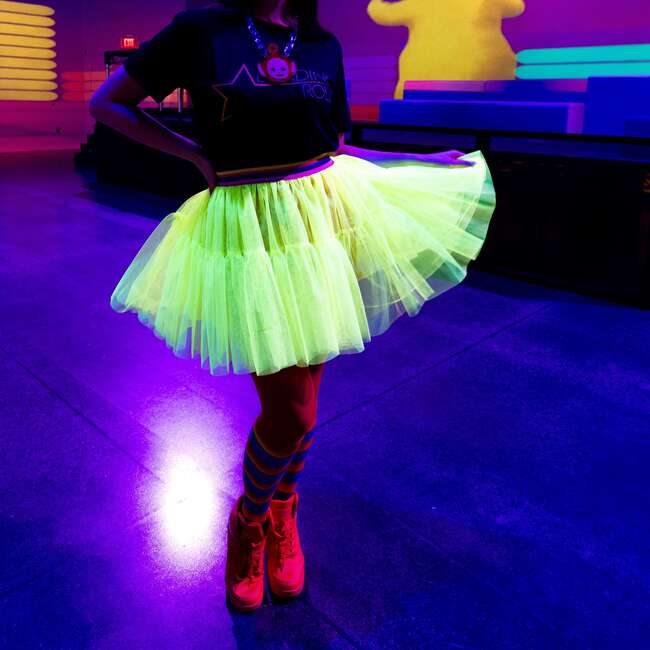 A Leading Role Child Short Green Glow Skirt - Skirts - 3
