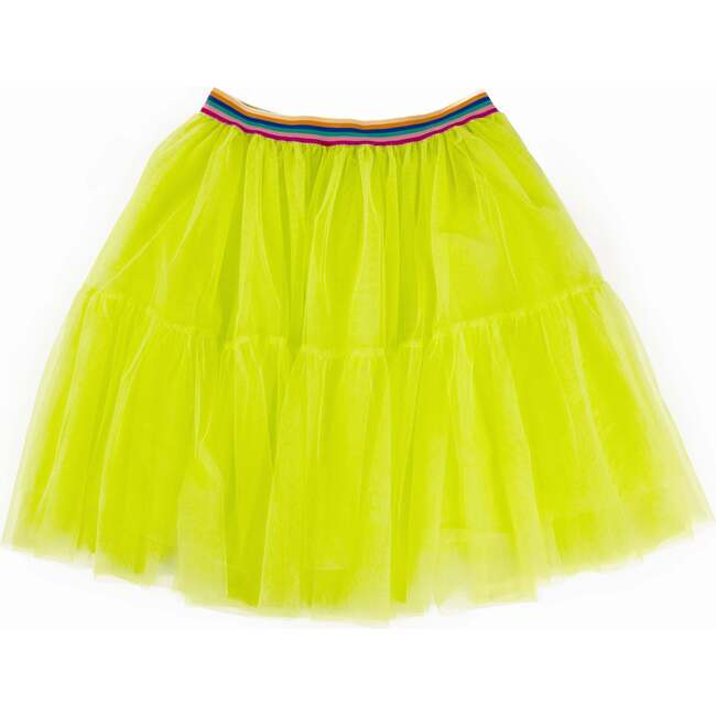 A Leading Role Child Long Green Glow Skirt