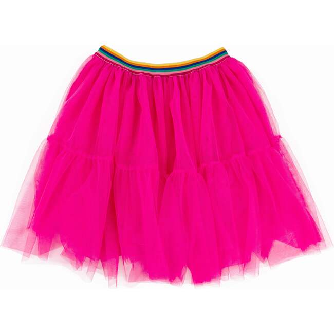 A Leading Role Adult Long Pink Glow Skirt