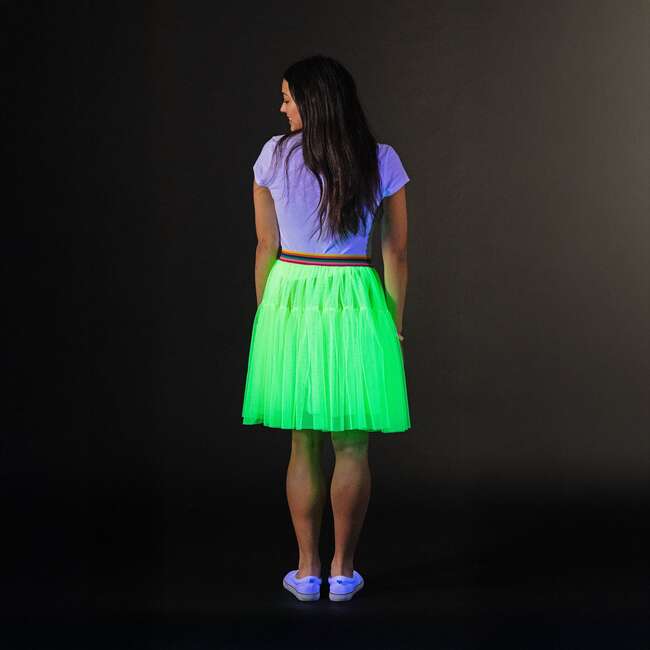 A Leading Role Adult Short Green Glow Skirt - Skirts - 3