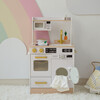 Teamson Kids Little Chef Lake Tahoe Wooden Play Kitchen - Washer & Mini Garden, White - Play Kitchens - 2