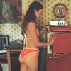 Lulu Bikini Bottom, Cherry Cream Binded - Two Pieces - 4