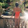 Jacelyn One-Piece, Cherry Cream Binded - One Pieces - 4