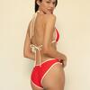 Emma Bikini Top, Cherry Cream Binded - Two Pieces - 6