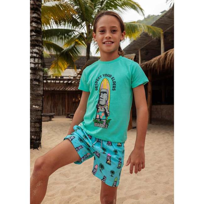 Boardies Island Elders Kids Swim Shorts - Swim Trunks - 2
