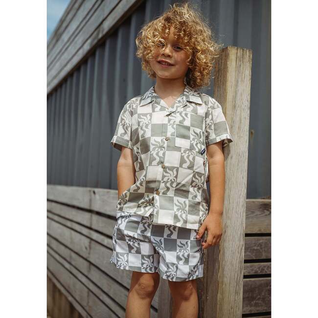 Boardies Clara Palm Kids Swim Shorts - Swim Trunks - 2