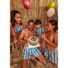 Boardies Cake Stripe Kids Swim Shorts - Swim Trunks - 2