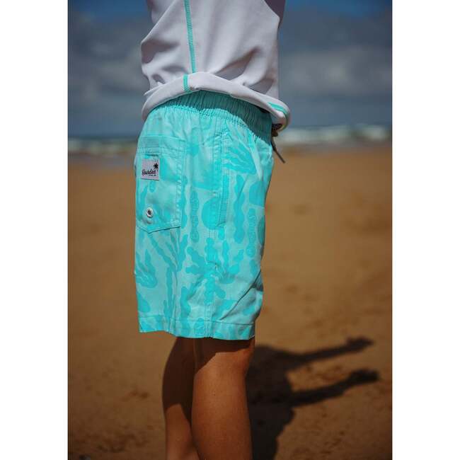 Boardies Bacalar Blue Kids Swim Shorts - Swim Trunks - 2