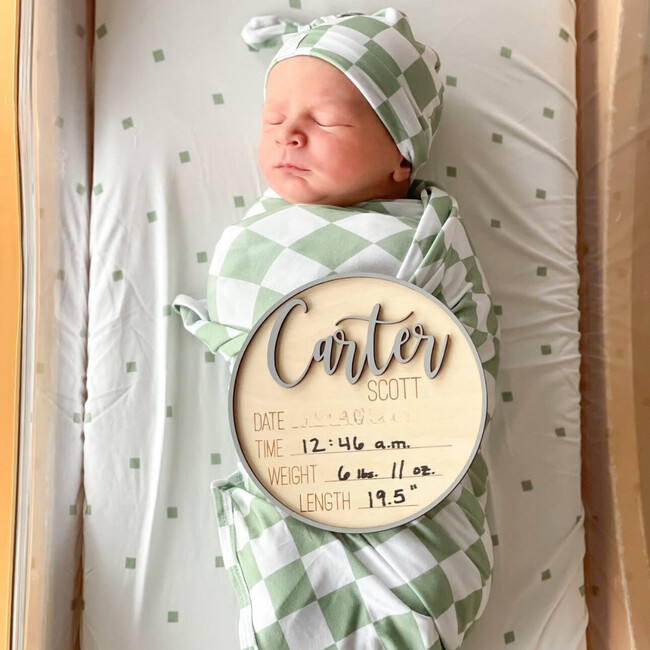 Bamboo Newborn Nest, Sage - Mixed Gift Sets - 2