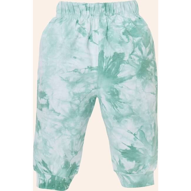 Tie Dye Joggers, Green - Pants - 3