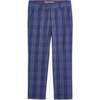 Stretchy Suit Pant, Indigo Glen Plaid - Pants - 1 - thumbnail
