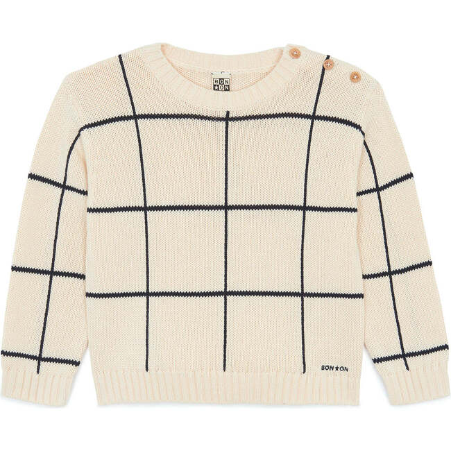 Windowpane Mist Sweater